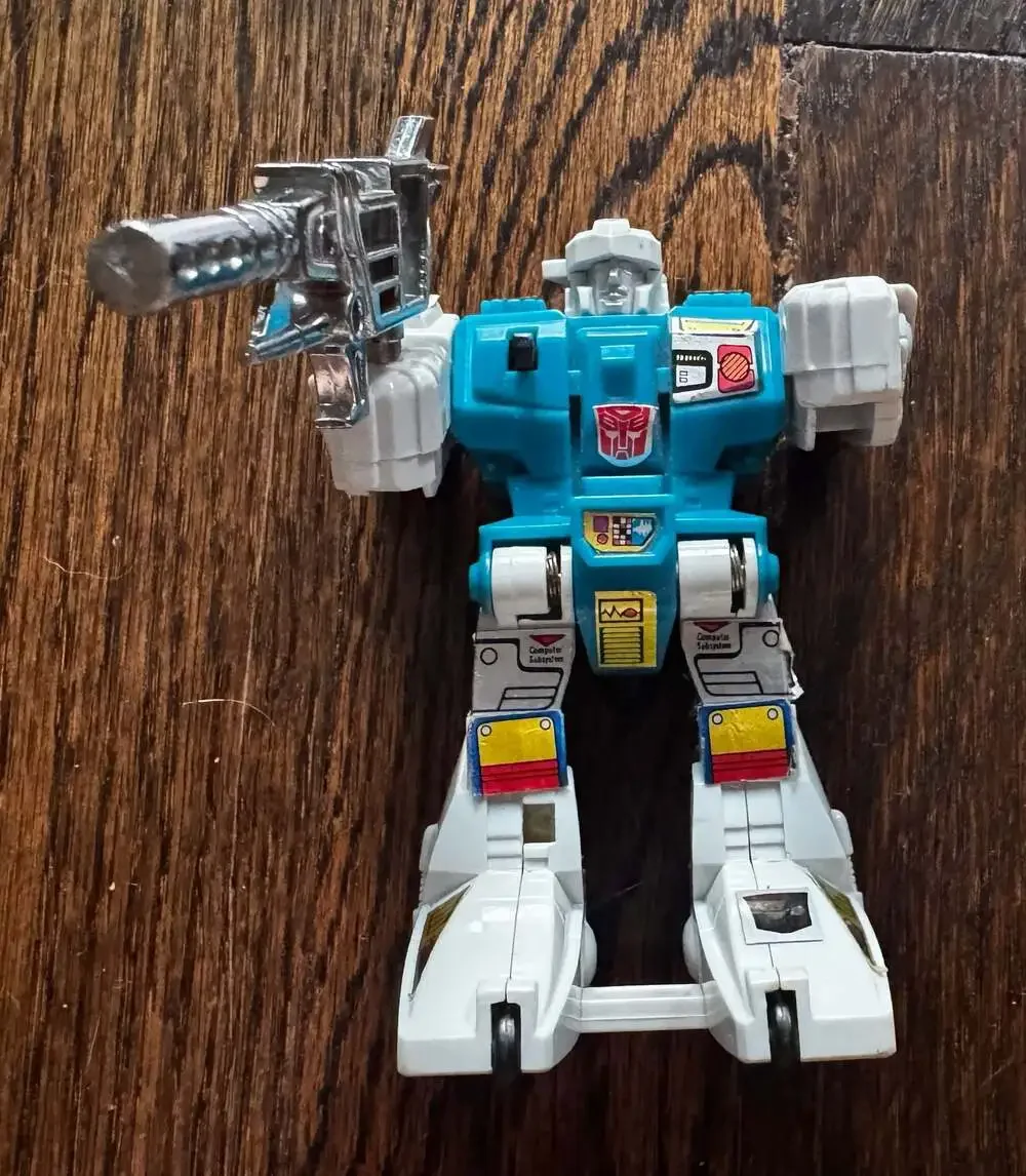 VTG ‘84 Transformers G1 Twin Twist w/ Weapon, Instructions, and Catalog COMPLETE